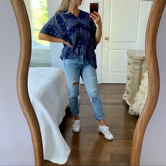 3 FOR $35 - Springfield Paisley Print Beach Top - Picture 2 of 10